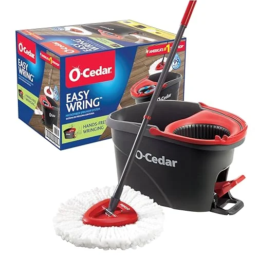 best cleaning tools - O-Cedar EasyWring Spin Mop System