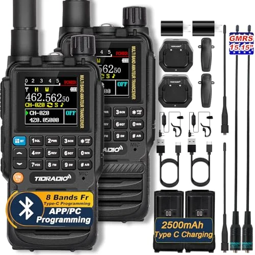 TIDRADIO TD-H3 GMRS Radio 2-Pack home improvement gear